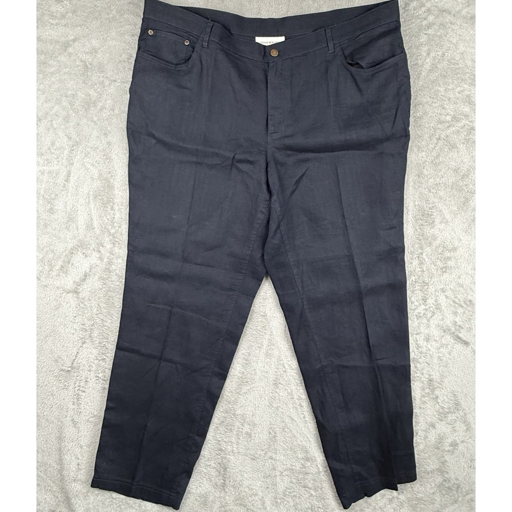 Jones New York Navy Straight Leg Pants